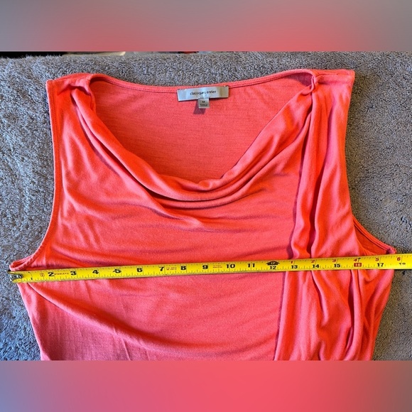 Classiques Entier Pink Draped Cowl Neck Tank Size M - Picture 4 of 7